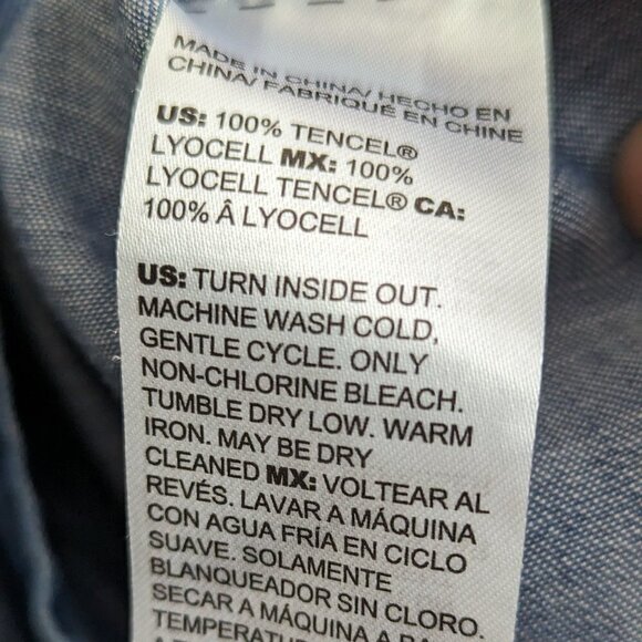 Chico's Ruffle Denim Tunic - Picture 8 of 11